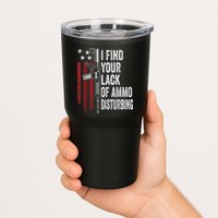 I Find Your Lack Of Ammo Disturbing Funny Gun Owner Joke Tumbler