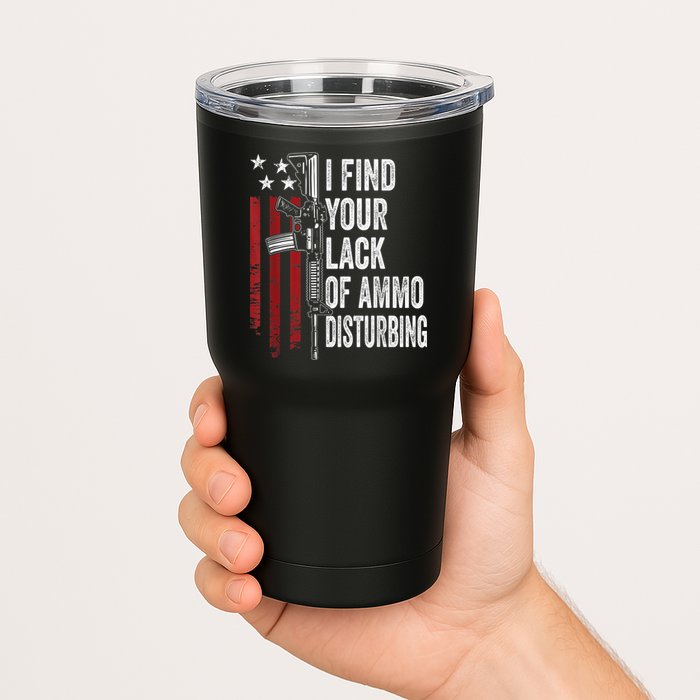 I Find Your Lack Of Ammo Disturbing Funny Gun Owner Joke Tumbler
