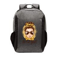 It's Fall Y'all Female Bun Vector Backpack