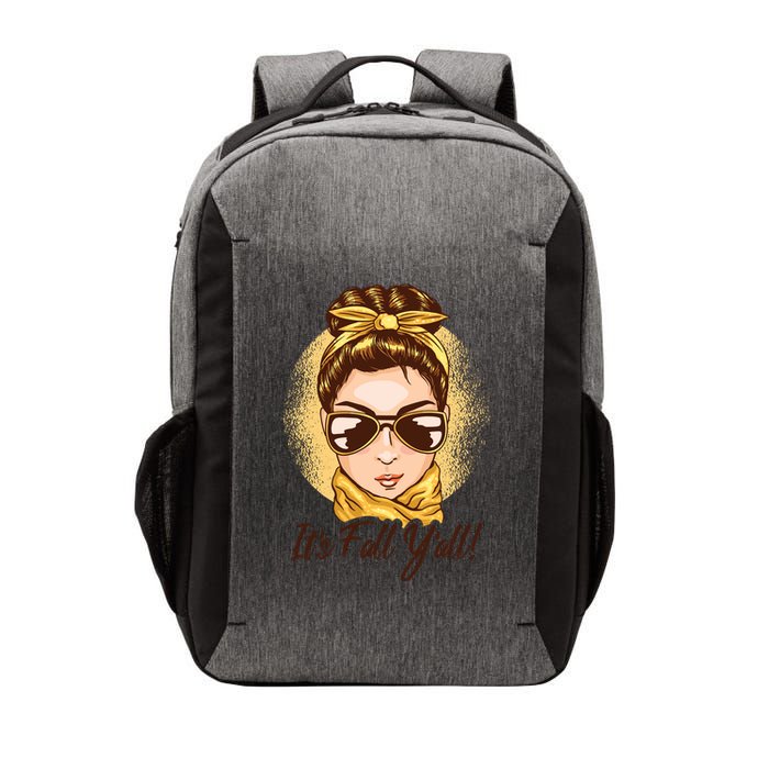 It's Fall Y'all Female Bun Vector Backpack