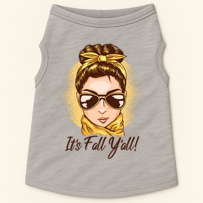 It's Fall Y'all Female Bun Doggie Tank