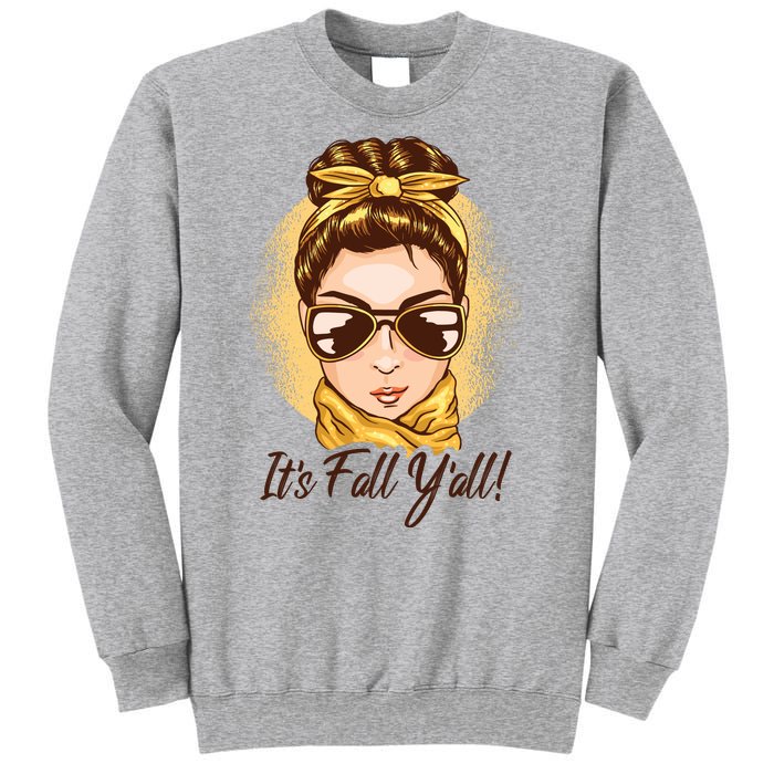 It's Fall Y'all Female Bun Sweatshirt