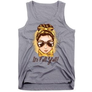 It's Fall Y'all Female Bun Tank Top