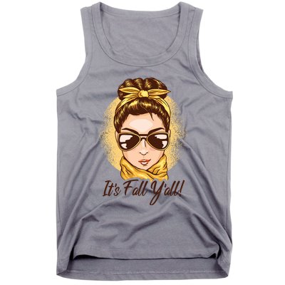 It's Fall Y'all Female Bun Tank Top