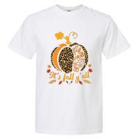 Its Fall Yall Fall Nurse Scrub Tops Leopard Pumpkin Nurse Garment-Dyed Heavyweight T-Shirt