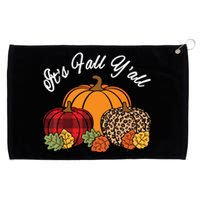 Its Fall YAll Pumpkin Leopard Print Autumn Women Girl Grommeted Golf Towel