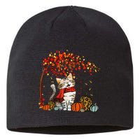 ItS Fall YAll Cat Leaf Fall Tree Hello Autumn Thanksgiving Sustainable Beanie