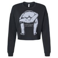 I Found Your Problem Funny Cropped Pullover Crew
