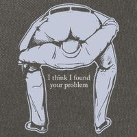 I Found Your Problem Funny Cotton Canvas Backpack