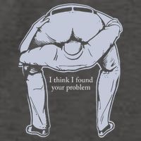 I Found Your Problem Funny Vector Backpack