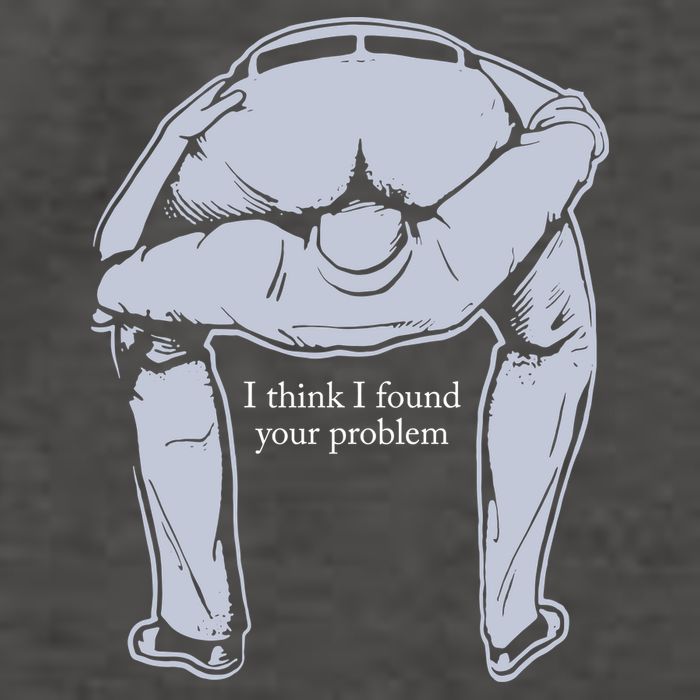 I Found Your Problem Funny Vector Backpack
