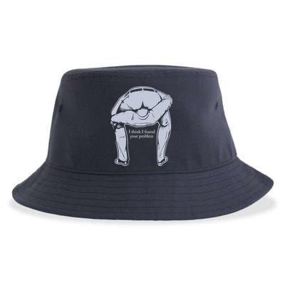I Found Your Problem Funny Sustainable Bucket Hat
