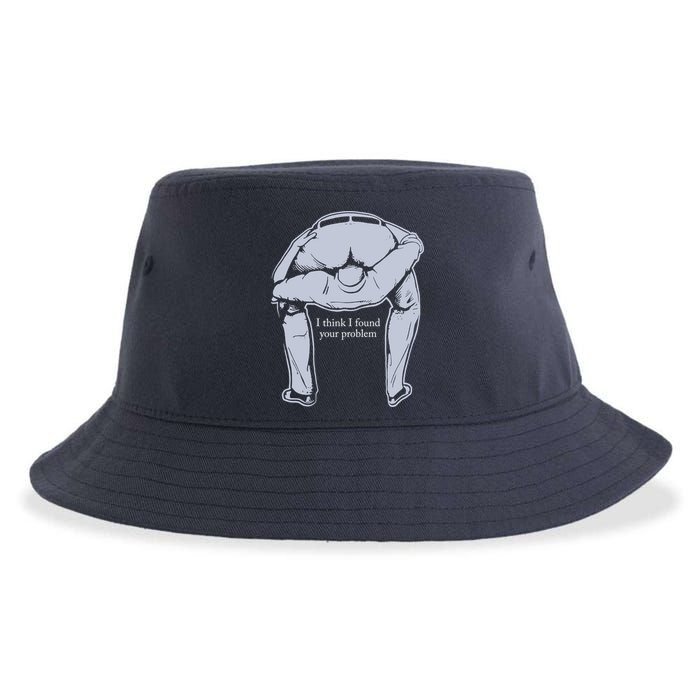 I Found Your Problem Funny Sustainable Bucket Hat