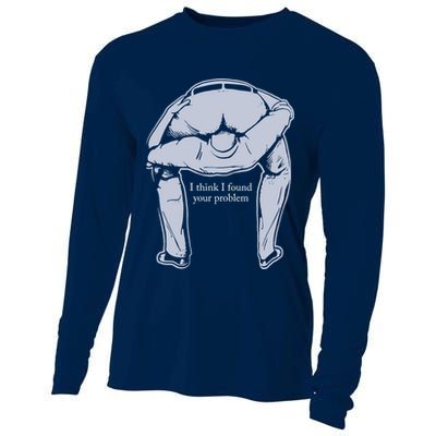 I Found Your Problem Funny Cooling Performance Long Sleeve Crew