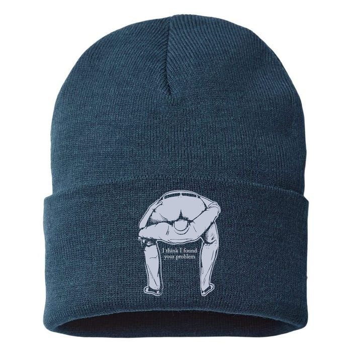 I Found Your Problem Funny Sustainable Knit Beanie