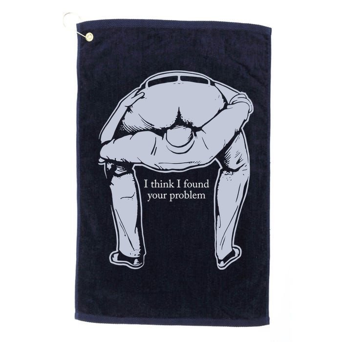 I Found Your Problem Funny Golf Towel