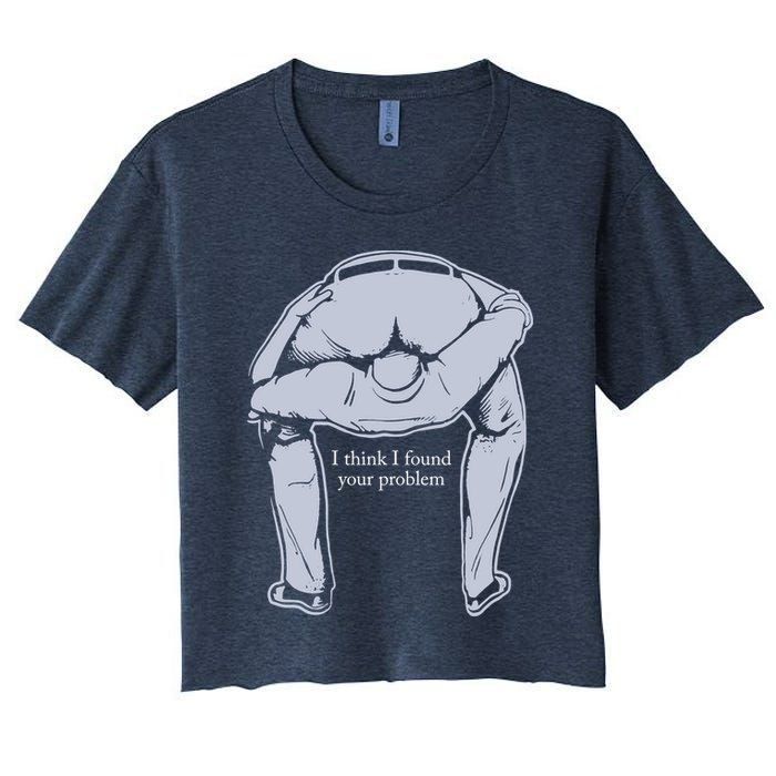 I Found Your Problem Funny Crop Top