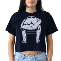 I Found Your Problem Funny Crop Top