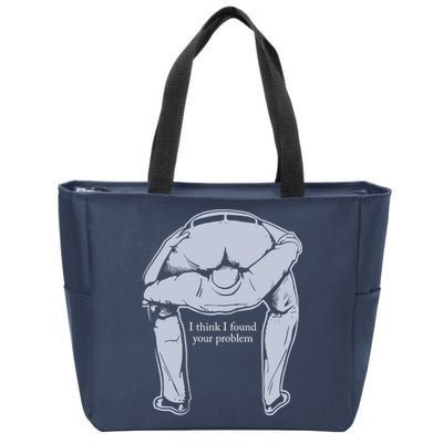 I Found Your Problem Funny Zip Tote Bag