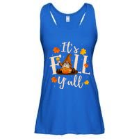 ItS Fall YAll Cute Gnomes Pumpkin Autumn Tree Fall Leaves Cool Gift Ladies Essential Flowy Tank