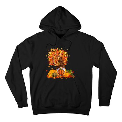 Its Fall Yall Cute Gnomes Pumpkin Autumn Tree Fall Leaves Hoodie