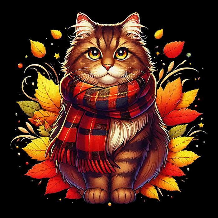 ItS Fall YAll Cat Leaf Fall Tree Hello Autumn Thanksgiving Drawstring Bag