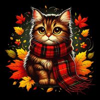 ItS Fall YAll Cat Leaf Fall Tree Hello Autumn Thanksgiving Drawstring Bag