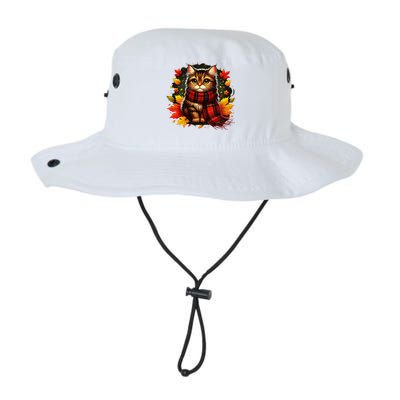 ItS Fall YAll Cat Leaf Fall Tree Hello Autumn Thanksgiving Legacy Cool Fit Booney Bucket Hat