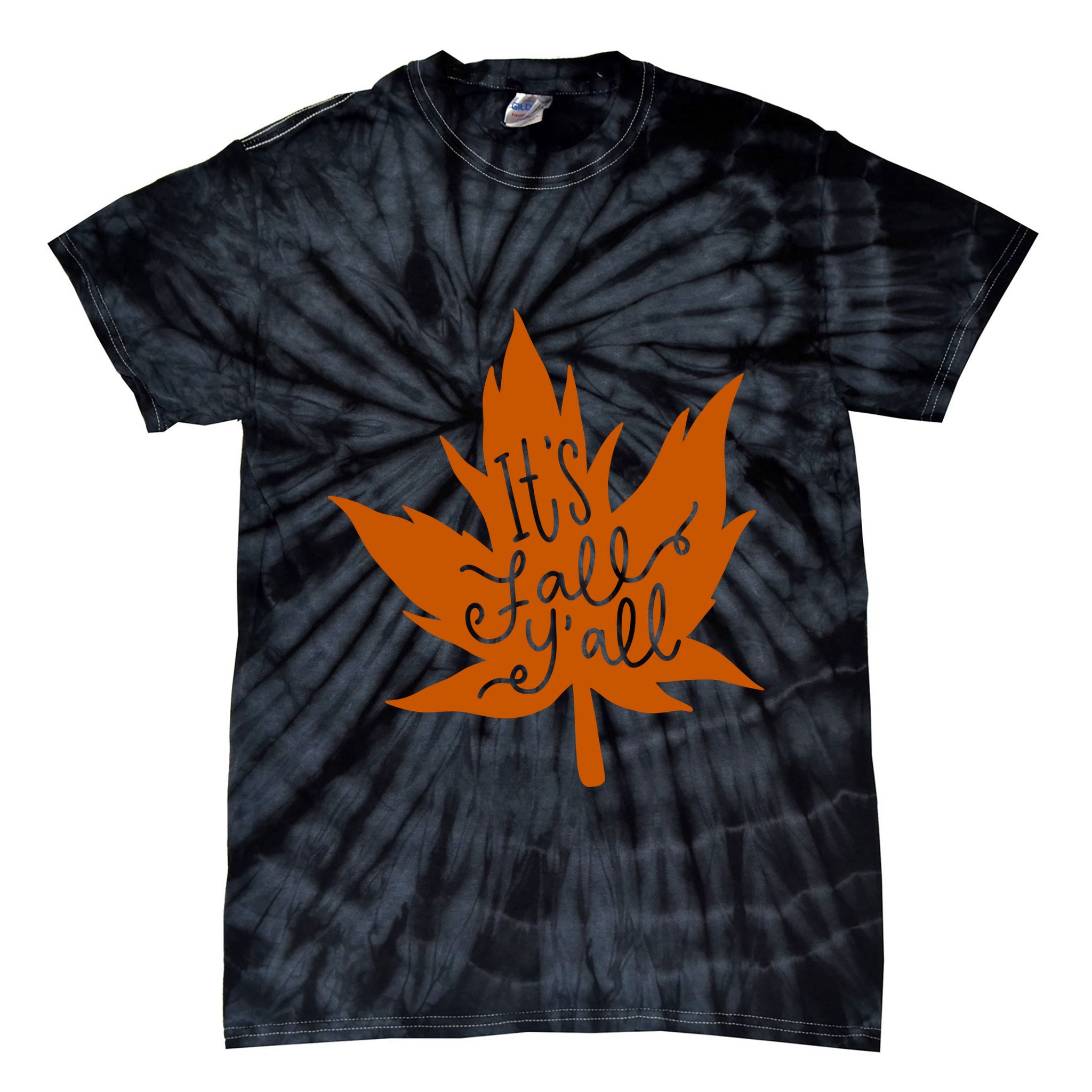It's Fall Y'all Nature Lover Tie-Dye T-Shirt