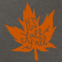 It's Fall Y'all Nature Lover Cotton Canvas Backpack