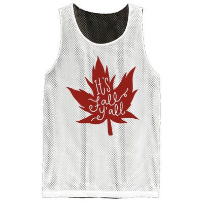 It's Fall Y'all Nature Lover Mesh Reversible Basketball Jersey Tank