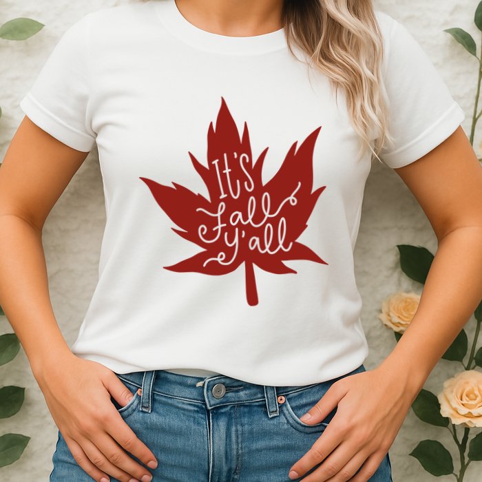 It's Fall Y'all Nature Lover Womens T-Shirt