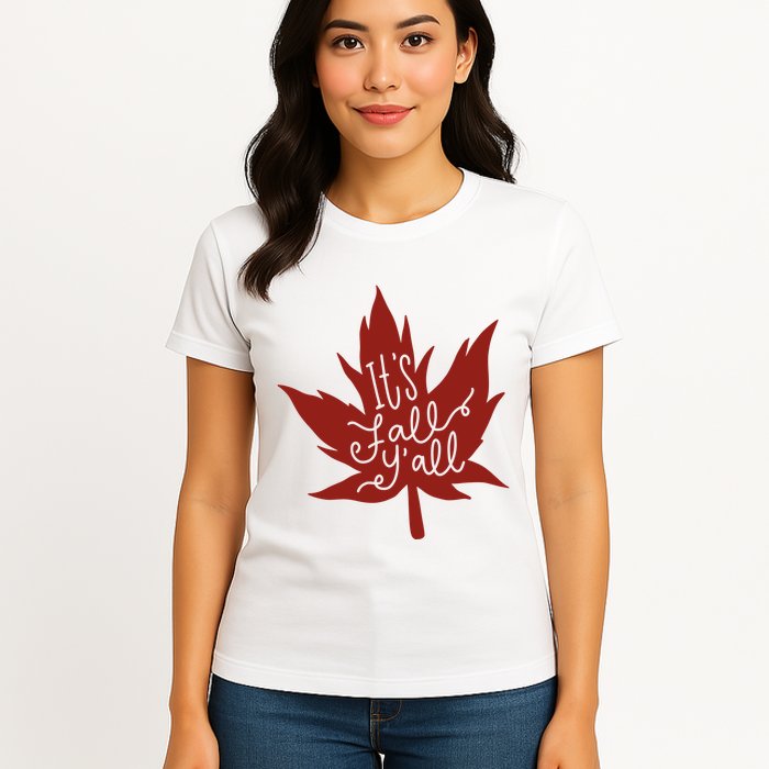 It's Fall Y'all Nature Lover Womens T-Shirt