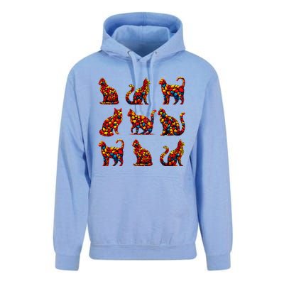 ItS Fall YAll Cat Leaf Fall Tree Hello Autumn Thanksgiving Unisex Surf Hoodie