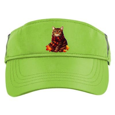 ItS Fall YAll Cat Leaf Fall Tree Hello Autumn Thanksgiving Adult Drive Performance Visor