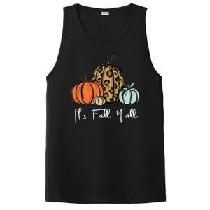 Its Fall Yall Graphic Shirt Women Thanksgiving Pumpkin Splicing Sleeve Fall PosiCharge Competitor Tank