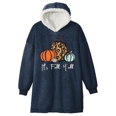 Its Fall Yall Graphic Shirt Women Thanksgiving Pumpkin Splicing Sleeve Fall Hooded Wearable Blanket