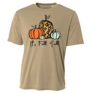 Its Fall Yall Graphic Shirt Women Thanksgiving Pumpkin Splicing Sleeve Fall Cooling Performance Crew T-Shirt