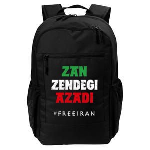 Iranian Flag ZAN ZENDEGI AZADI Support Iranian Women Protest Daily Commute Backpack