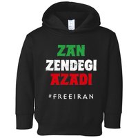 Iranian Flag ZAN ZENDEGI AZADI Support Iranian Women Protest Toddler Hoodie