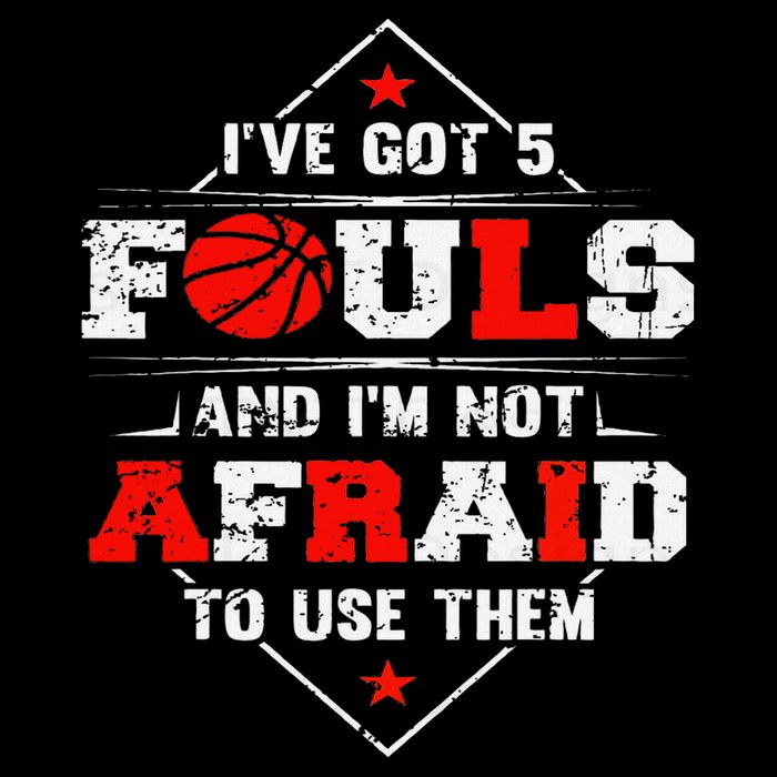 IVe Got 5 Fouls And IM Not Afraid To Use Them Mousepad