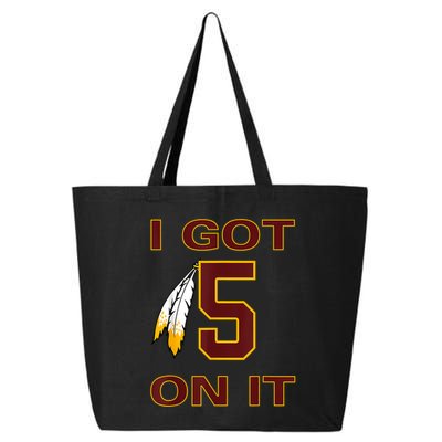 I Got 5 On It Washington Football 25L Jumbo Tote