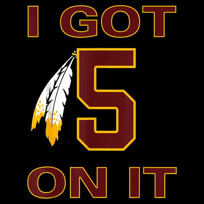 I Got 5 On It Washington Football Tie-Dye T-Shirt