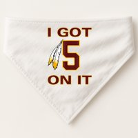 I Got 5 On It Washington Football USA-Made Doggie Bandana
