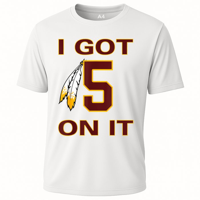 I Got 5 On It Washington Football Cooling Performance Crew T-Shirt