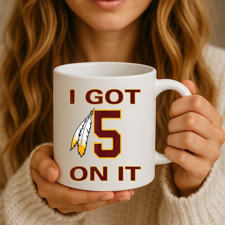 I Got 5 On It Washington Football Mug