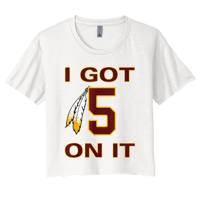 I Got 5 On It Washington Football Crop Top