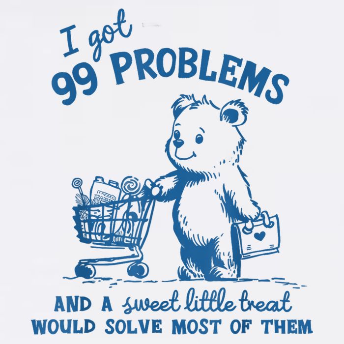 I Got 99 Problems and A Sweet Little Treat Would Solve Most of Them Wool Snapback Cap