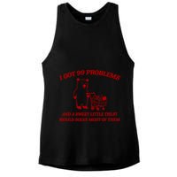 I Got 99 Problems And A Sweet Little Treat Would Solve Most Of Them Ladies PosiCharge Tri-Blend Wicking Tank