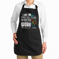 I Got 99 Problems Show Your Work Funny Tutor Math Teacher Apron